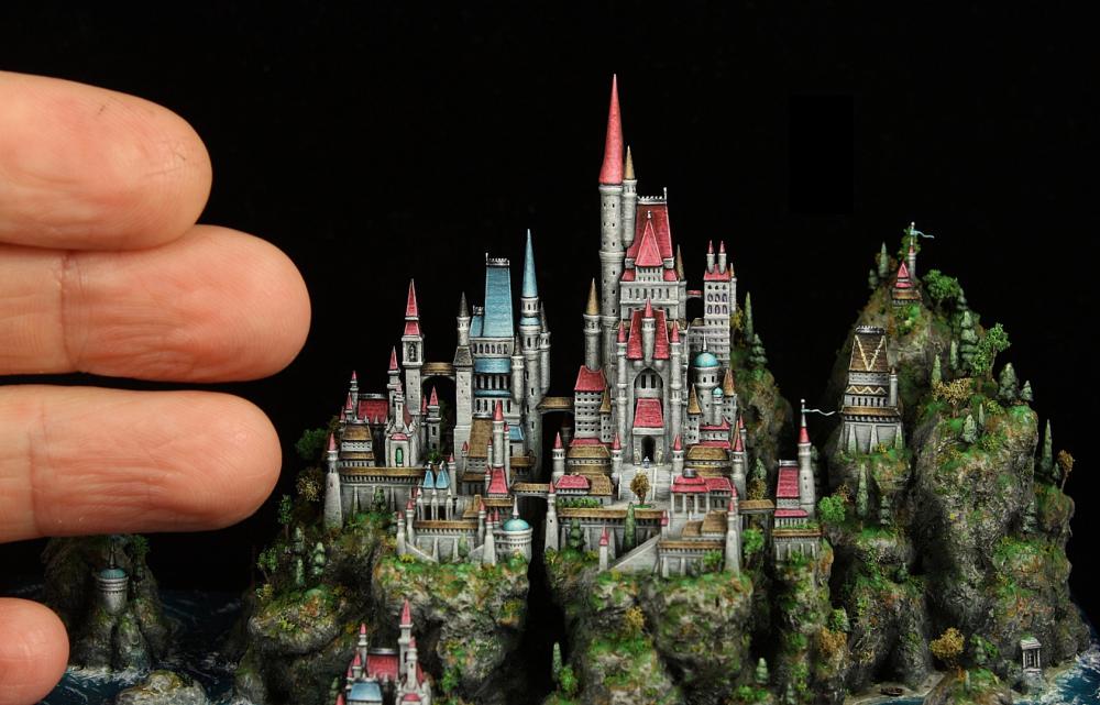 中世纪幻想城堡3D打印模型