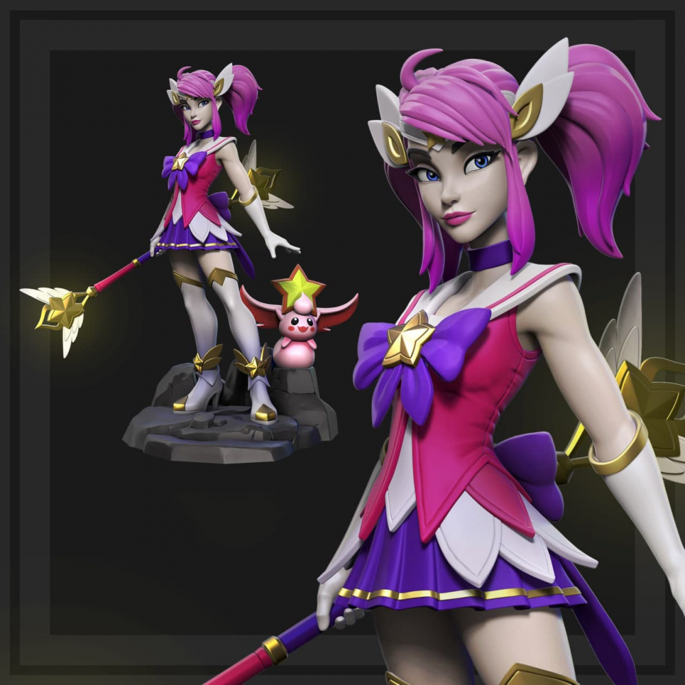 拉克丝 星之守护者3d打印模型