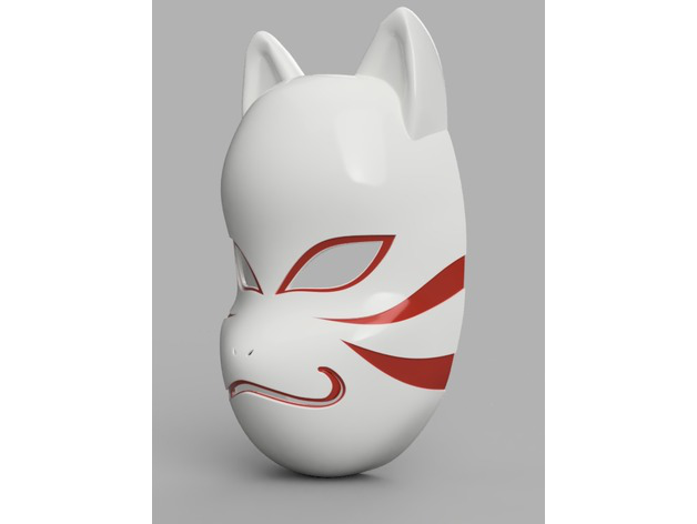 狐狸面具Mask3D打印模型