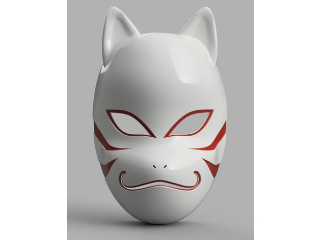 狐狸面具Mask3D打印模型
