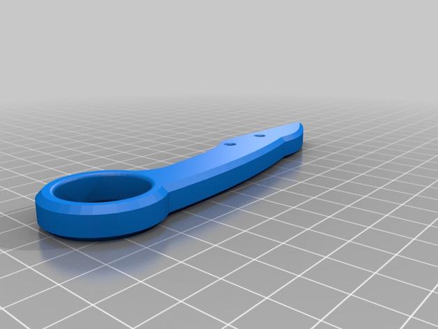 可缩回的卡拉比刀3D打印模型
