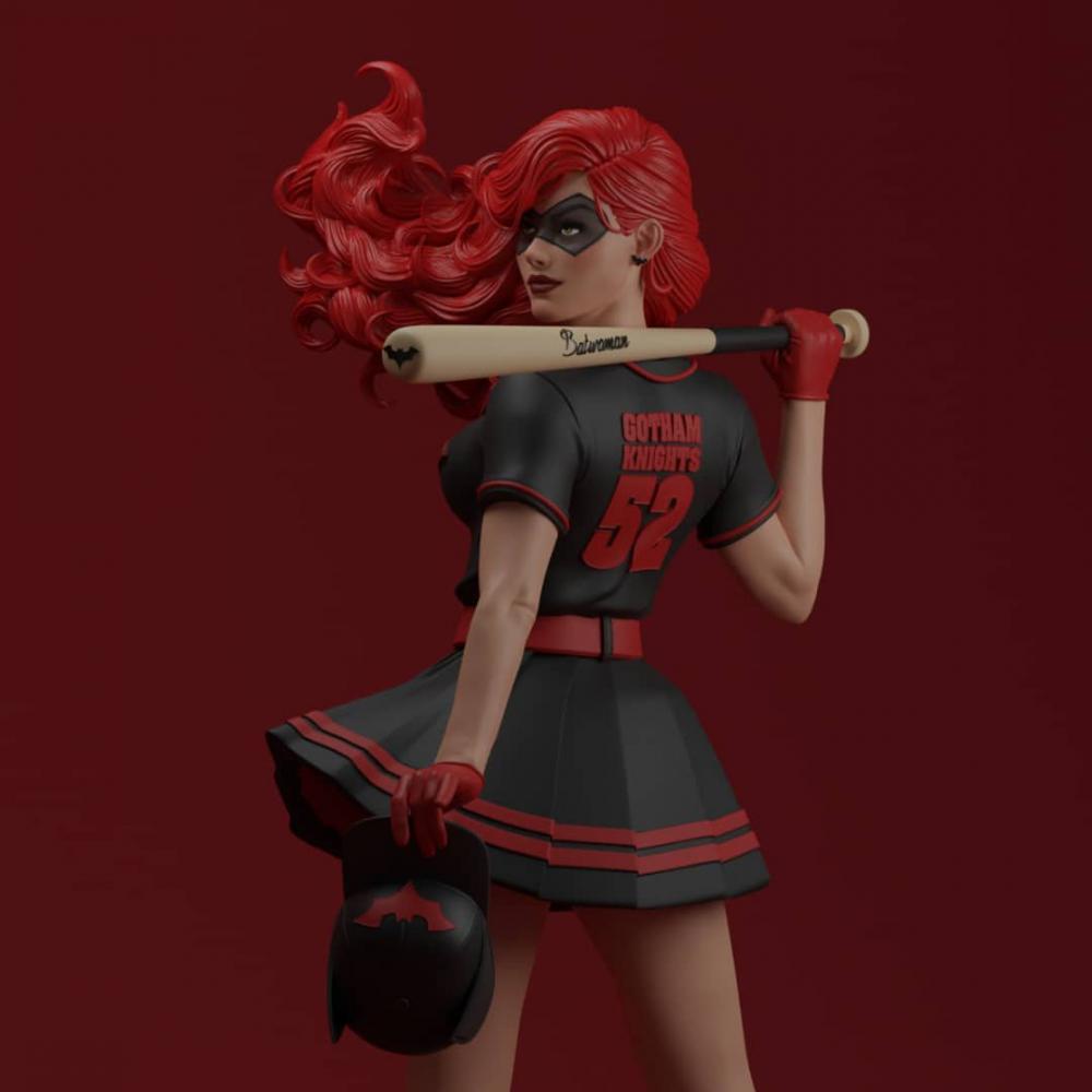 蝙蝠女3D打印模型