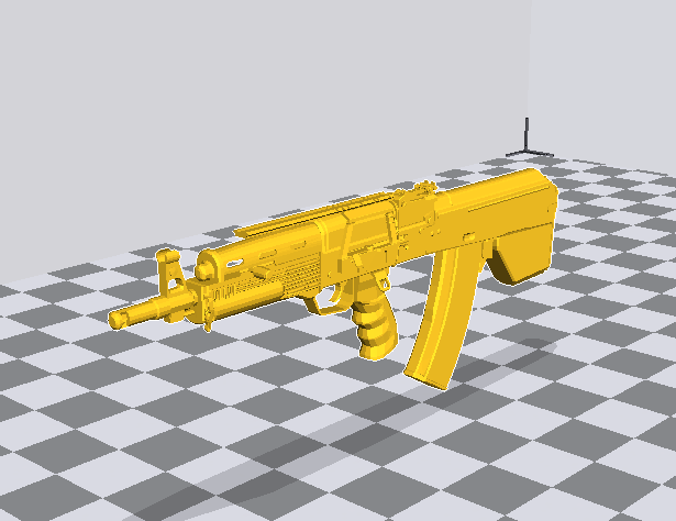 乌克兰+Vepr+野猪+突击步枪3D打印模型