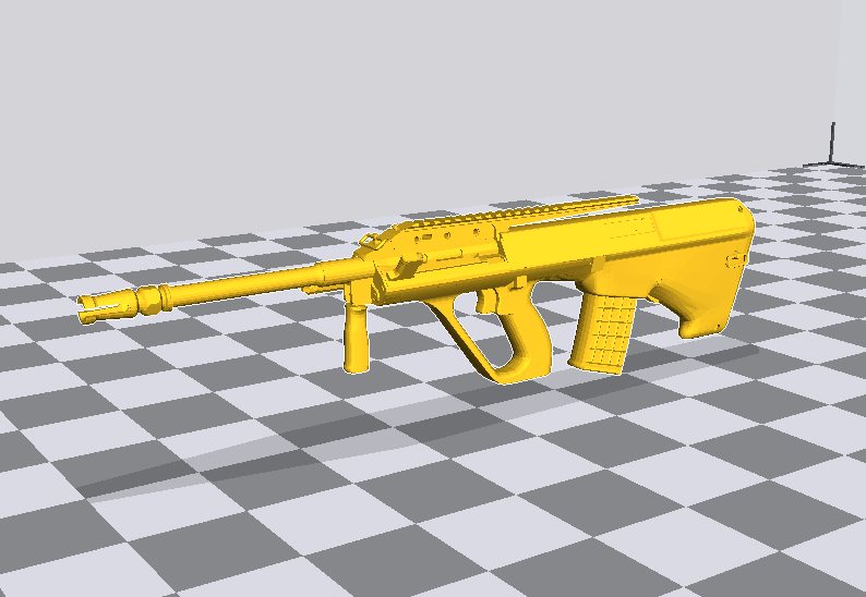 斯太尔+AUG+A13D打印模型