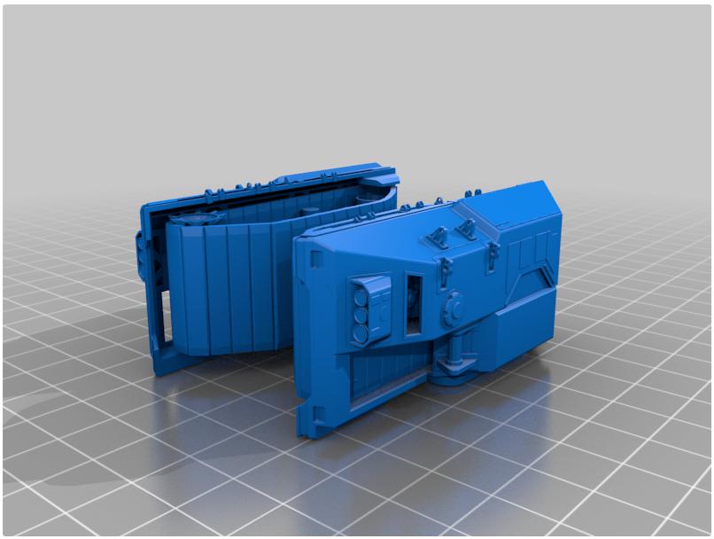 光环无限- M808蝎子3D打印模型