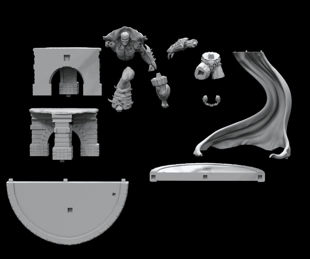 漫威超级英雄 再生侠（477M/11小文件）3D打印模型