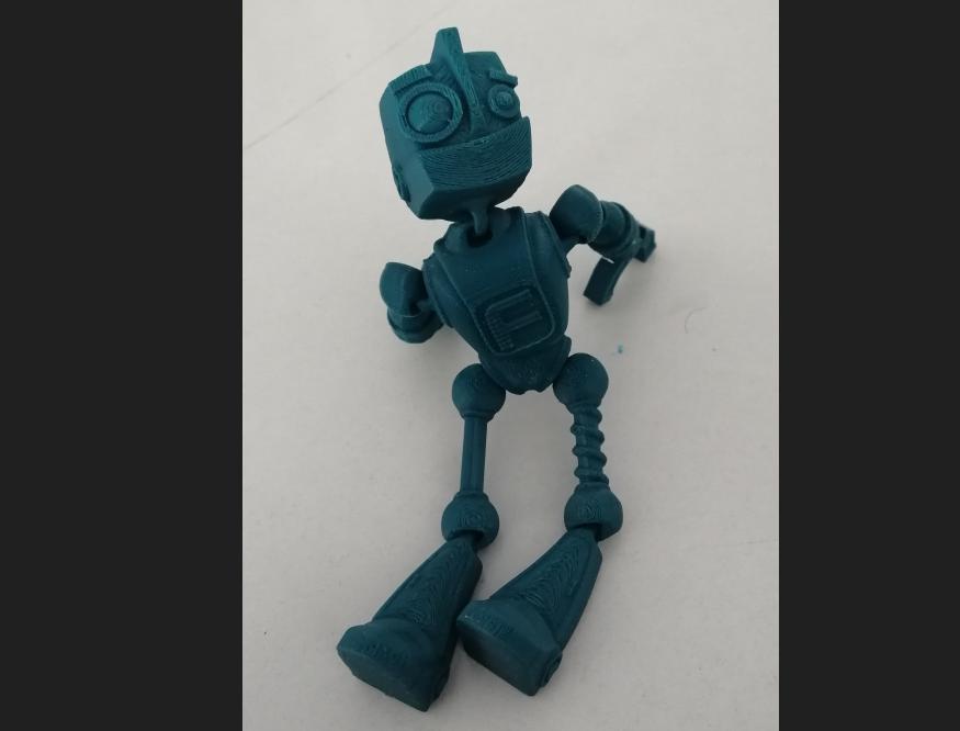一体成型机器人3D打印模型