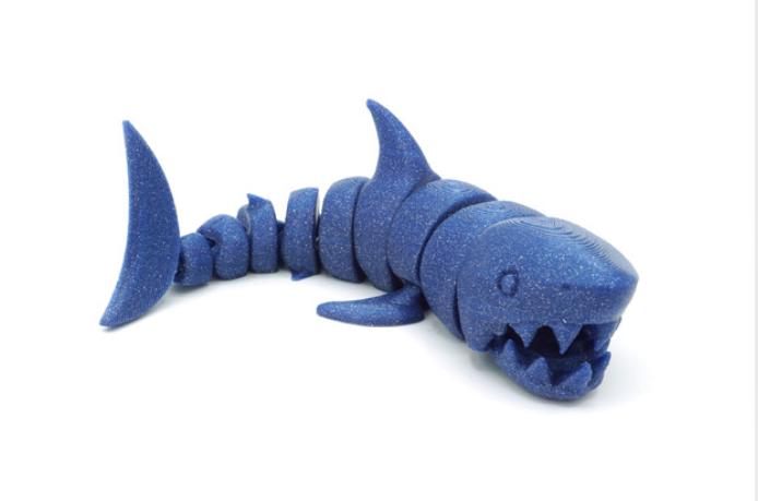 折叠鱼3D打印模型