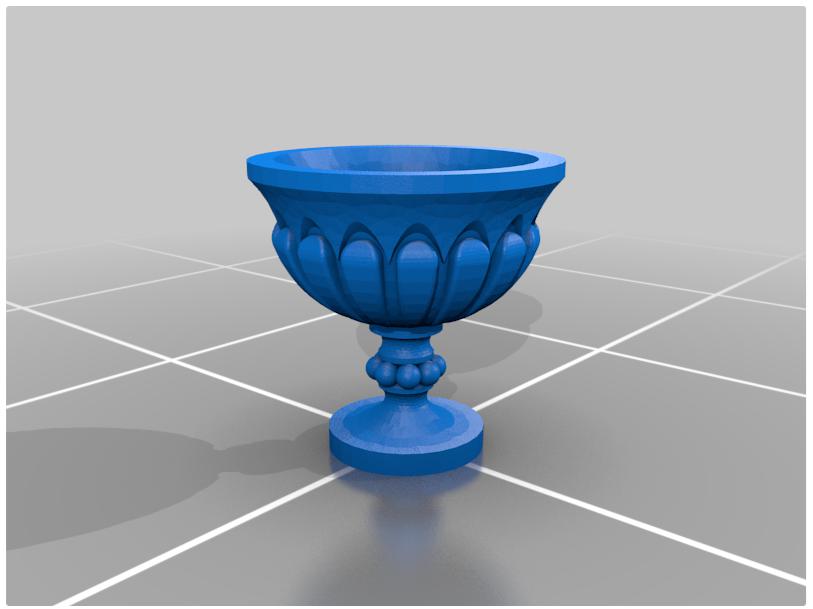 四个更经典的花瓶3D打印模型