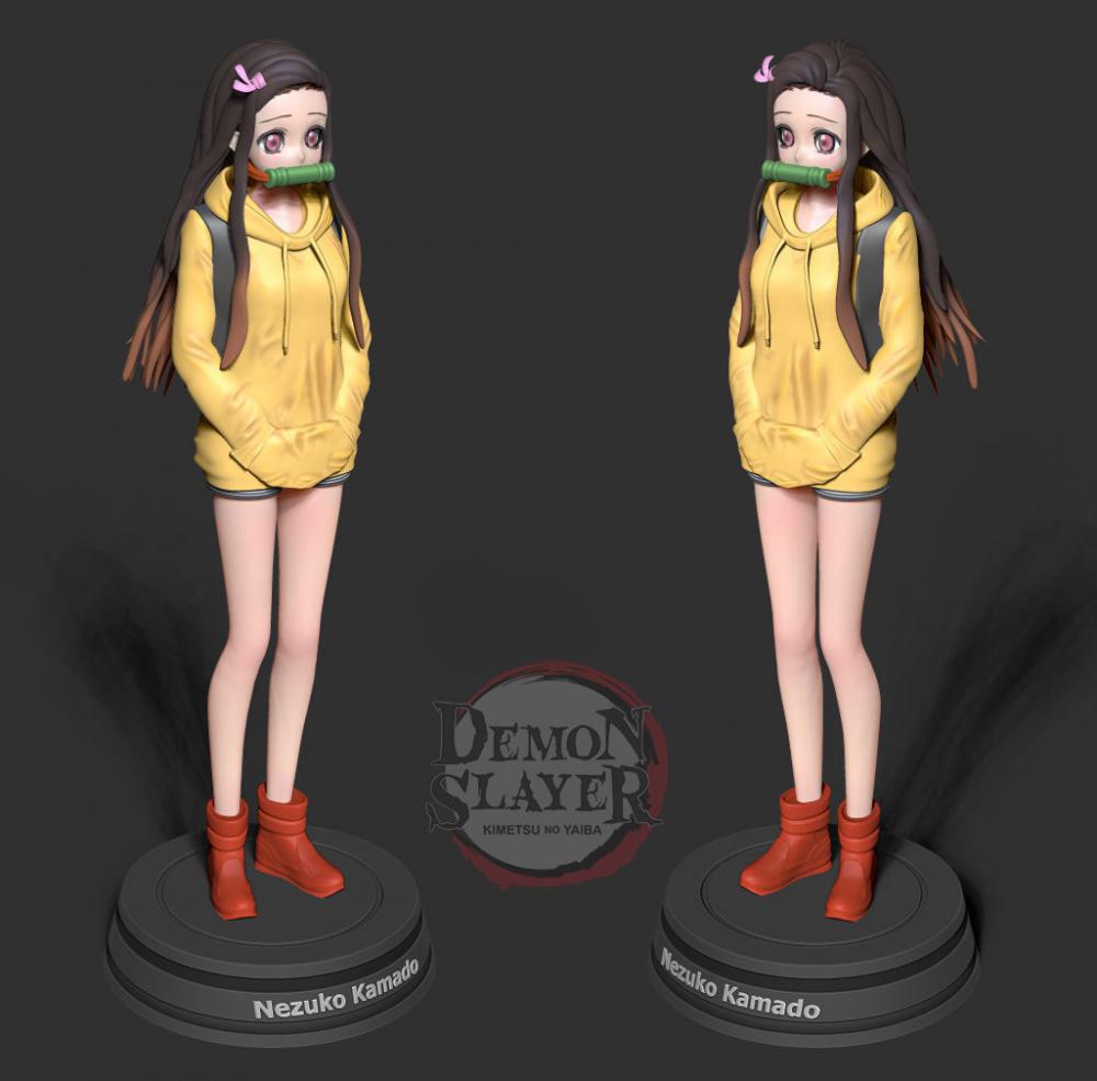 灶门祢豆子（187M/9小文件）3D打印模型