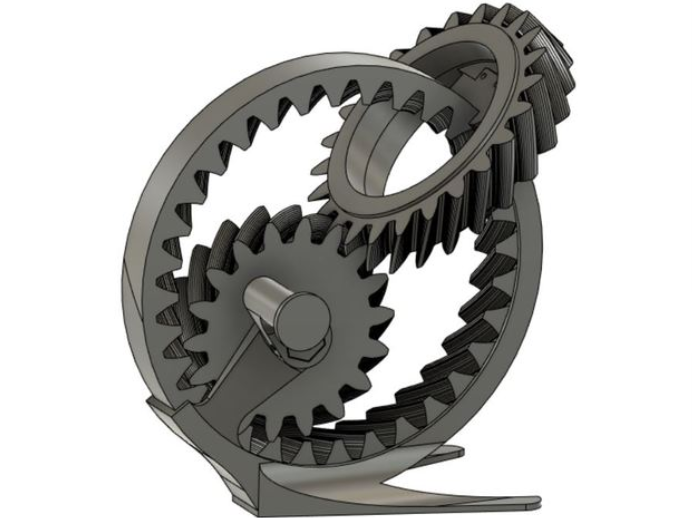 斜齿轮动力学物体