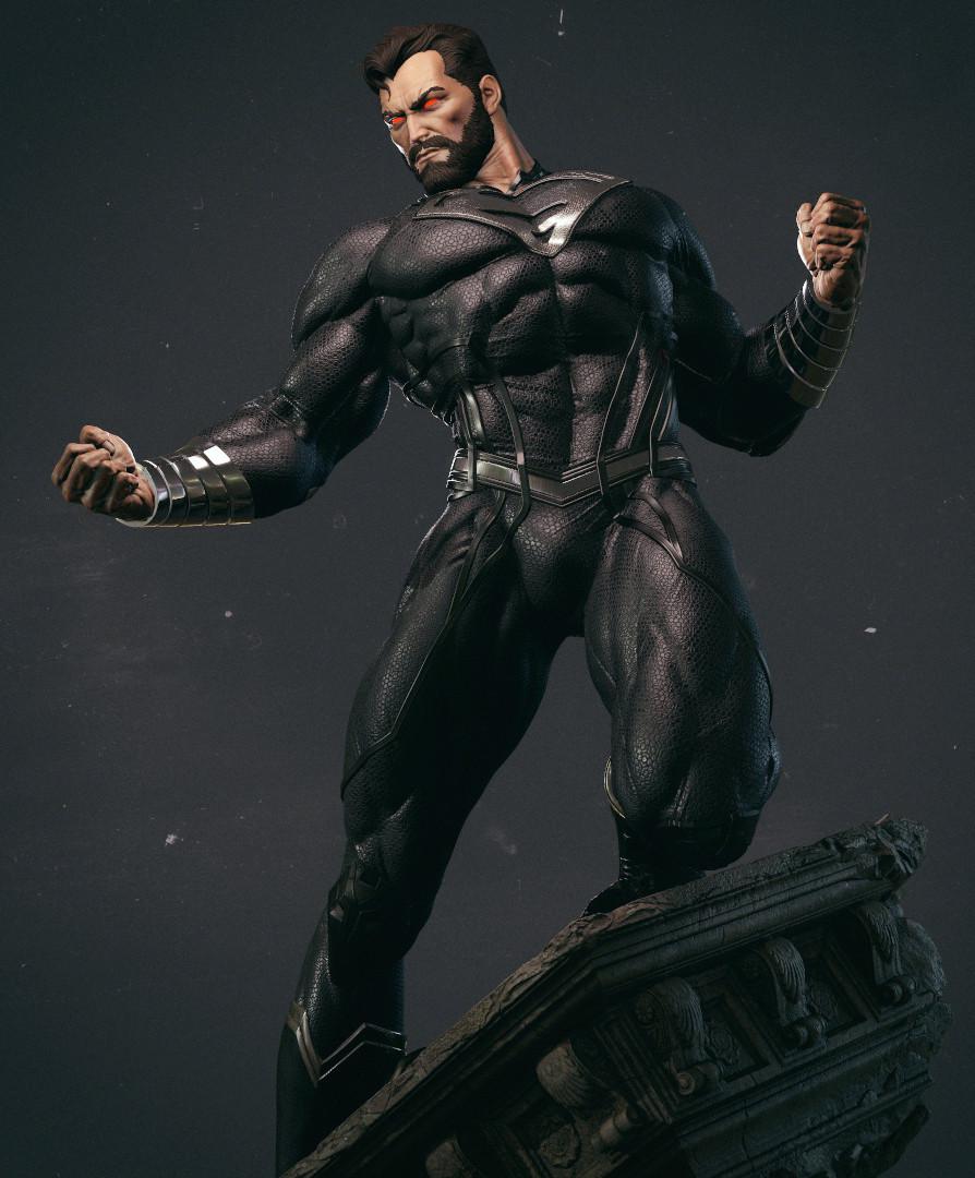 《正义联盟》黑化超人（257M/12小整件）3D打印模型