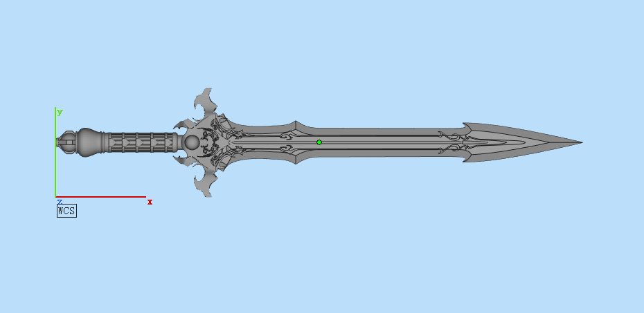 掌控剑3D打印模型