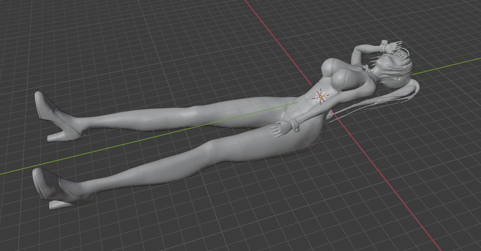 兔女郎3D打印模型