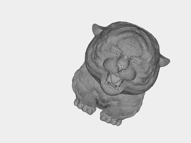 萌虎 老虎 幼崽3D打印模型