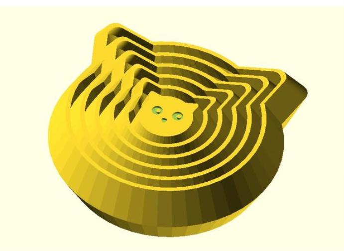 坐立不安的猫3D打印模型