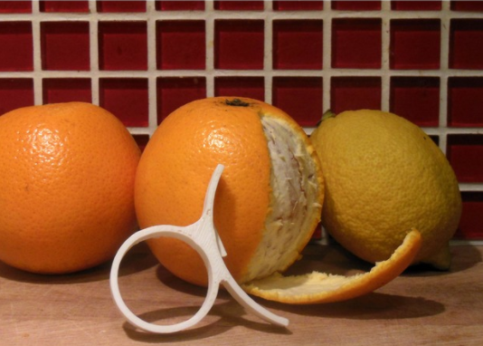 剥橘子皮神器3D打印模型