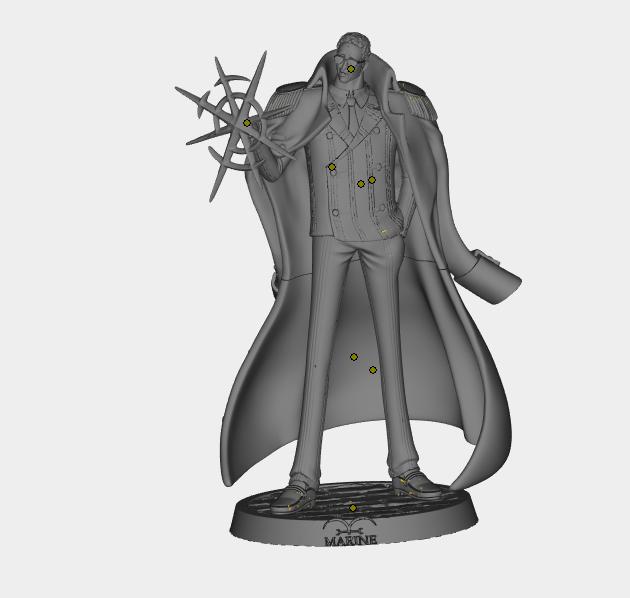海贼王黄猿3D打印模型
