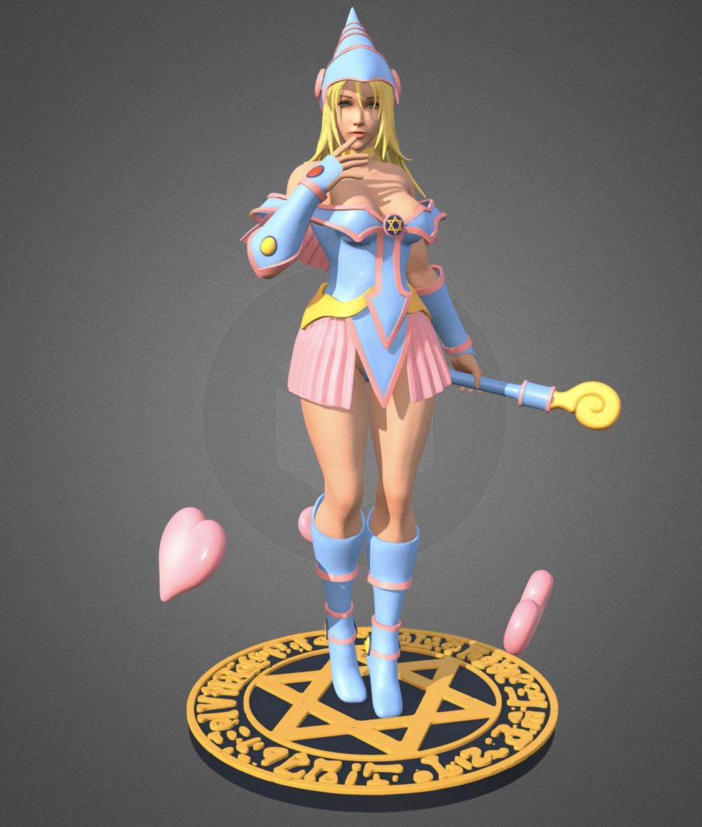 黑魔导少女3D打印模型
