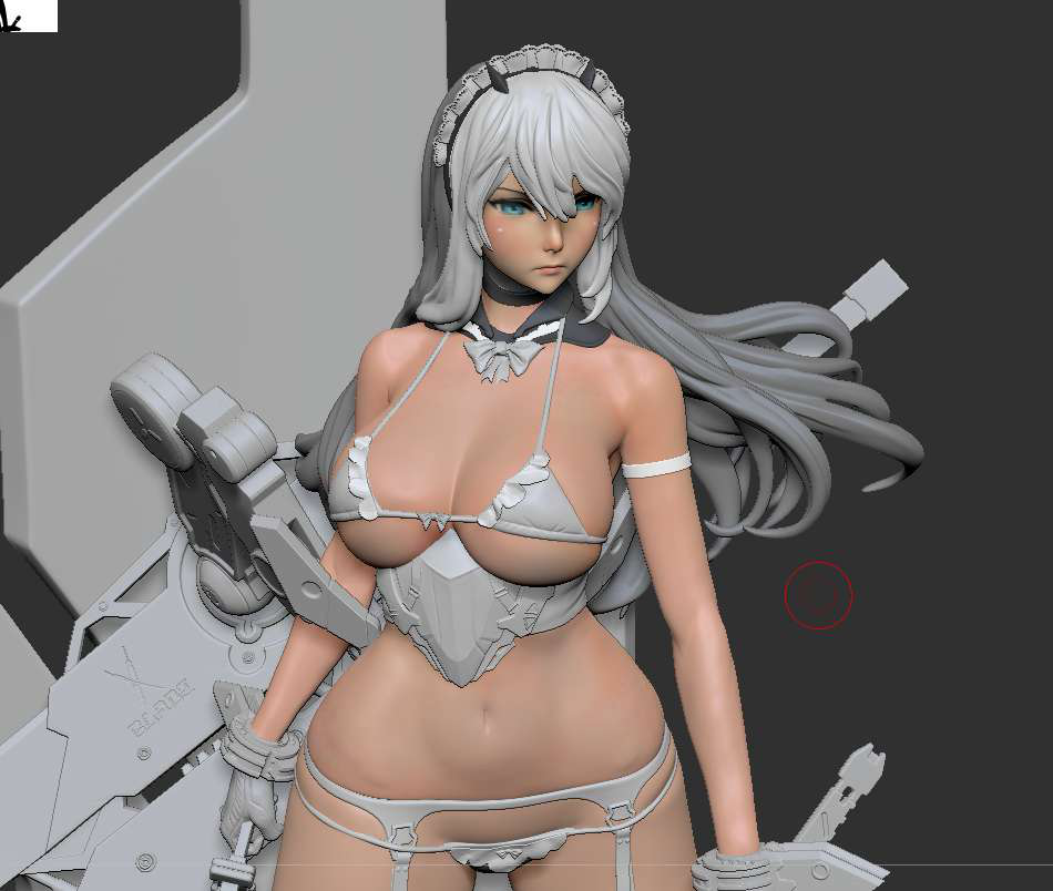 冥途武装比基尼小姐姐（602M/35个散件）3D打印模型