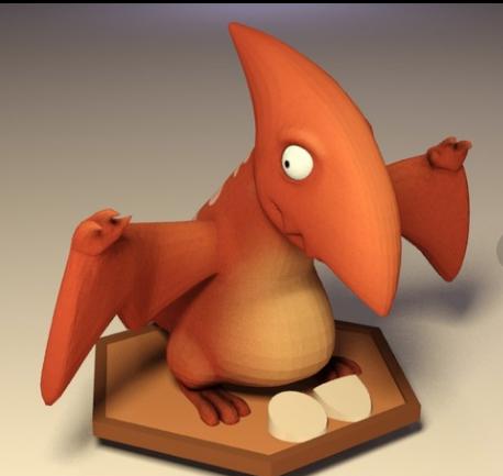 宝可梦小恐龙3D打印模型