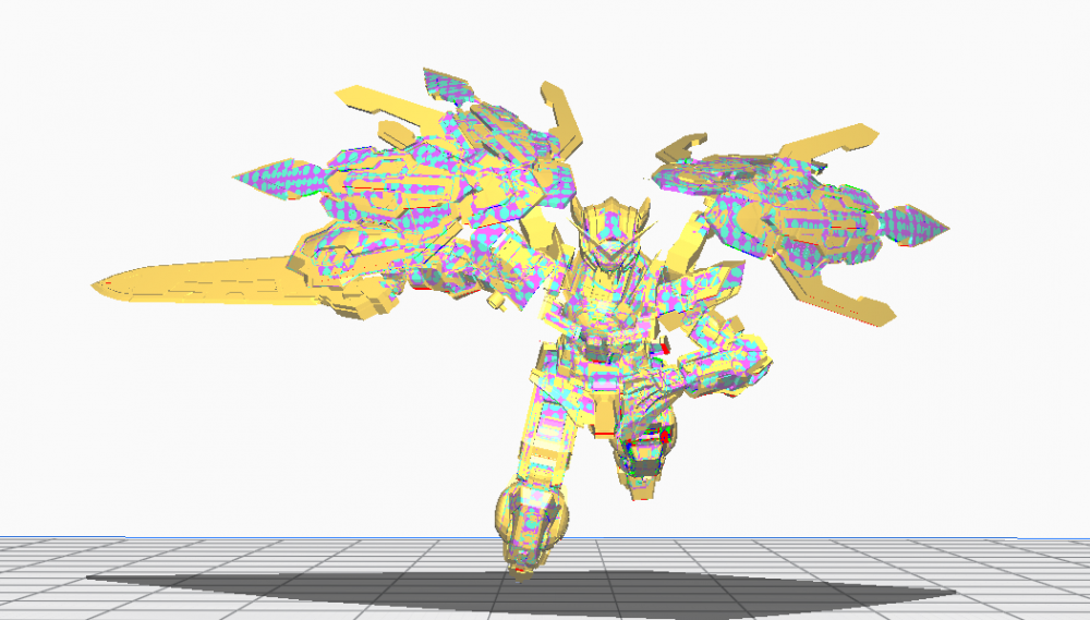 高达天使3D打印模型