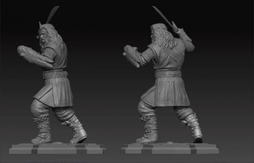 索林 橡木盾3D打印模型