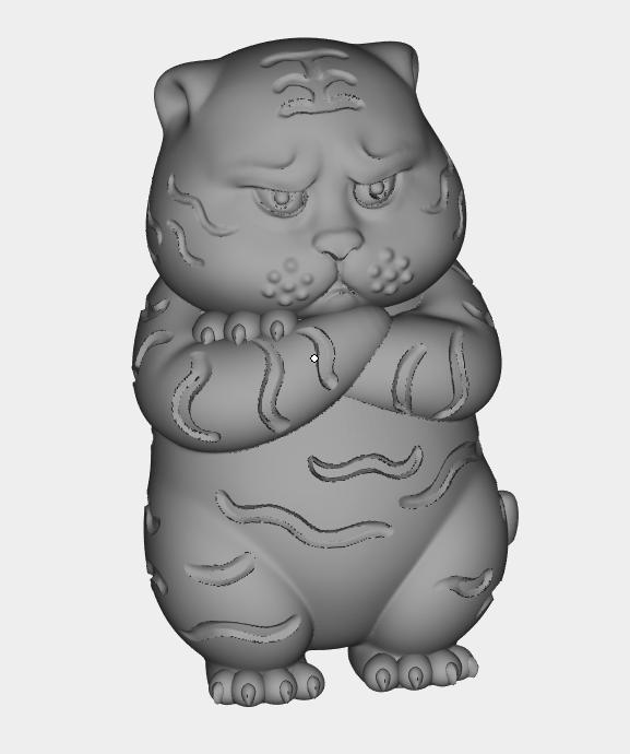 胖虎，很生气！3D打印模型
