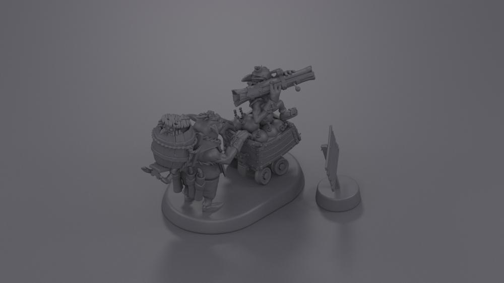 DOTA2 炸弹人3D打印模型