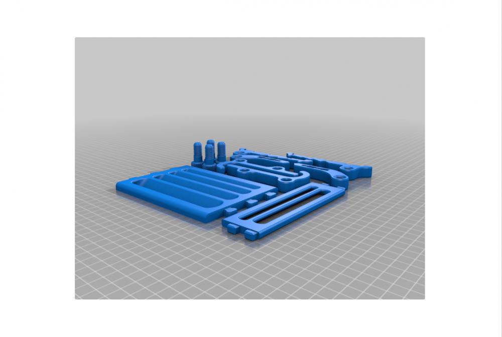 手机、Ipads和平板电脑的可调支架3D打印模型