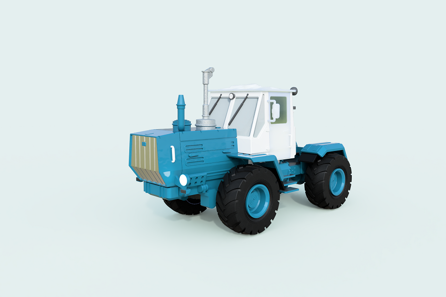 拖拉机T-150K3D打印模型