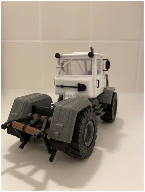 拖拉机T-150K3D打印模型