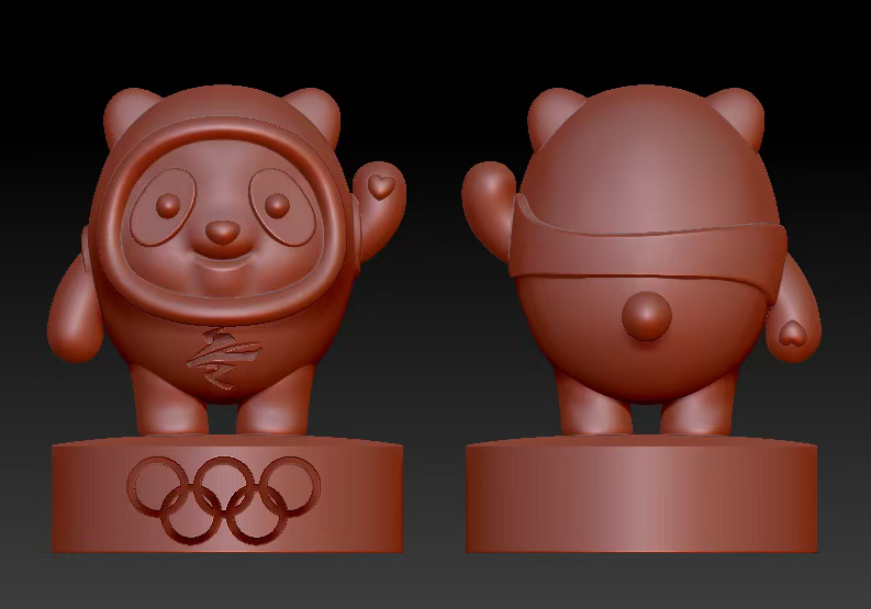 冰墩墩3d打印模型