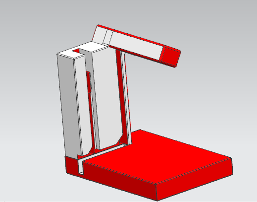 手表充电支架3D打印模型