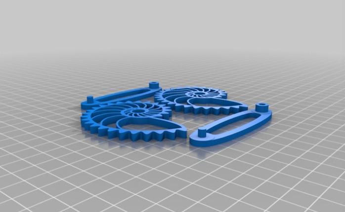 鹦鹉螺齿轮3D打印模型