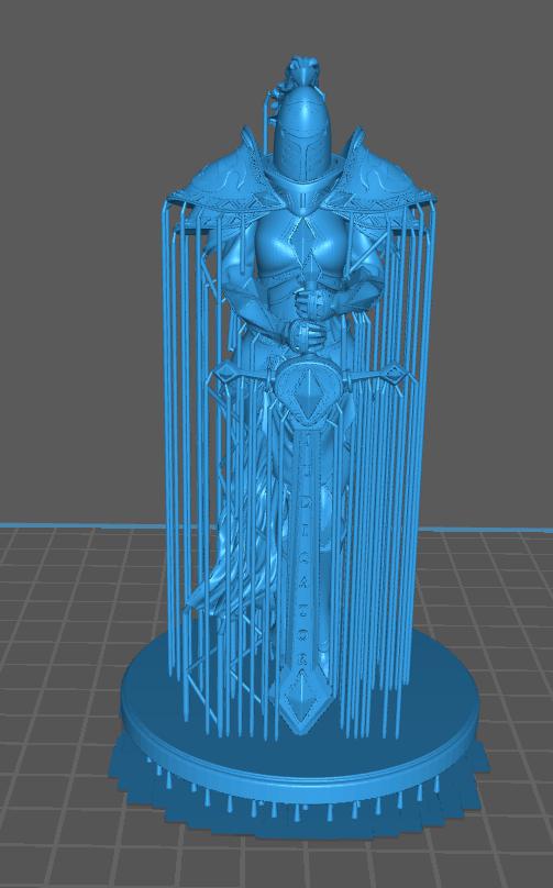 英雄联盟凯尔审判天使3D打印模型