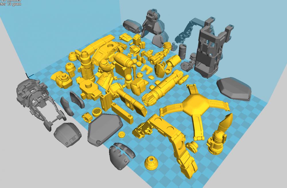 高达Gp02酸浆果 144比例 不可动雕塑3D打印模型