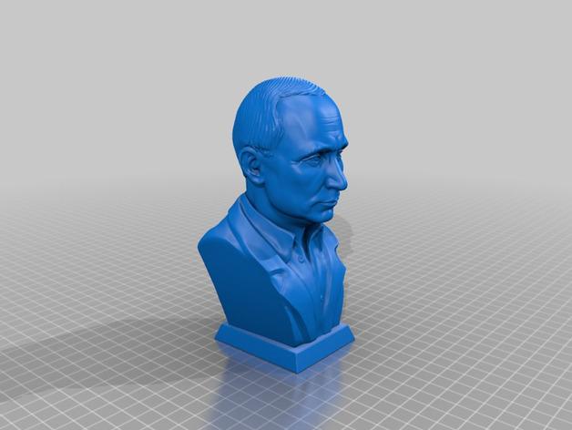 普京胸像3D打印模型