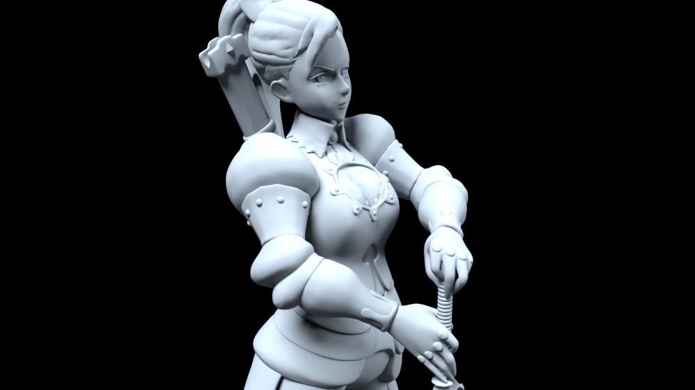 独家模 七大罪 杰莉卡3D打印模型