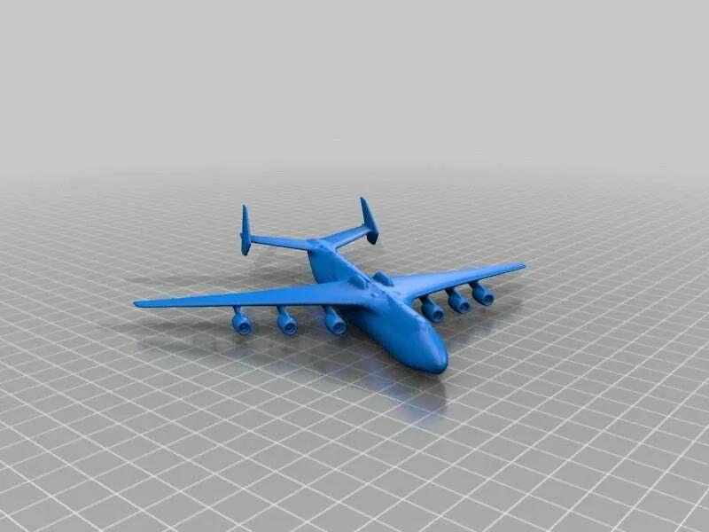 安-225 梦幻 运输机 扫描模型3D打印模型