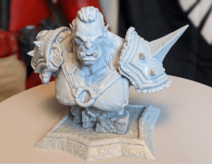 魔兽世界 兽人精美胸像3D打印模型