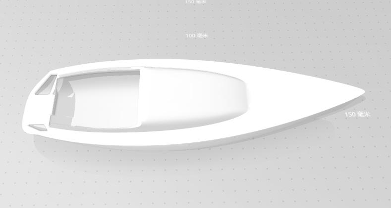遥控船3D打印模型