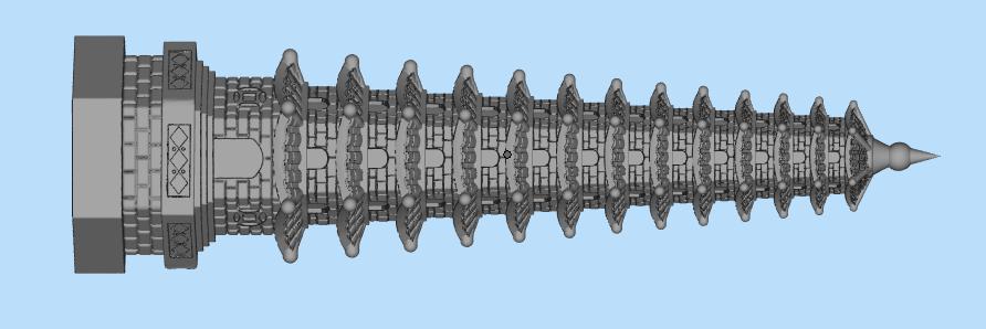 文昌塔3D打印模型