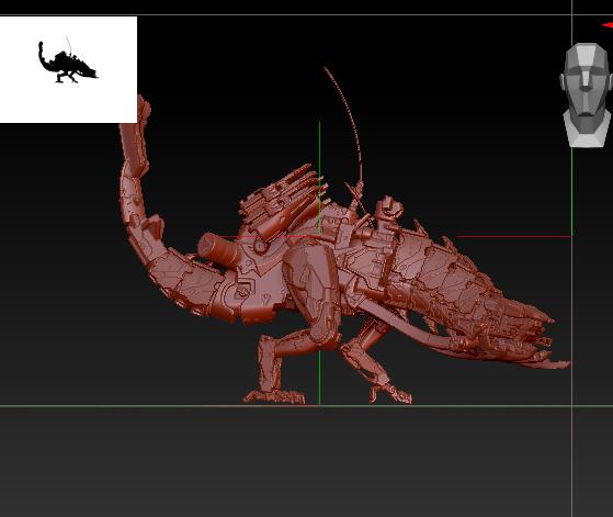 机器鼠3D打印模型