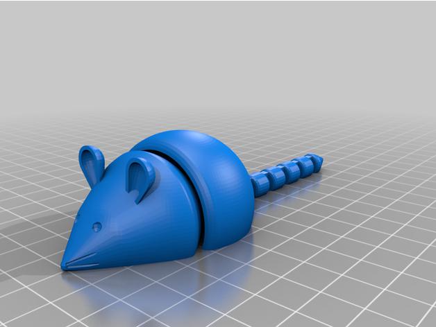 铰接的老鼠3D打印模型