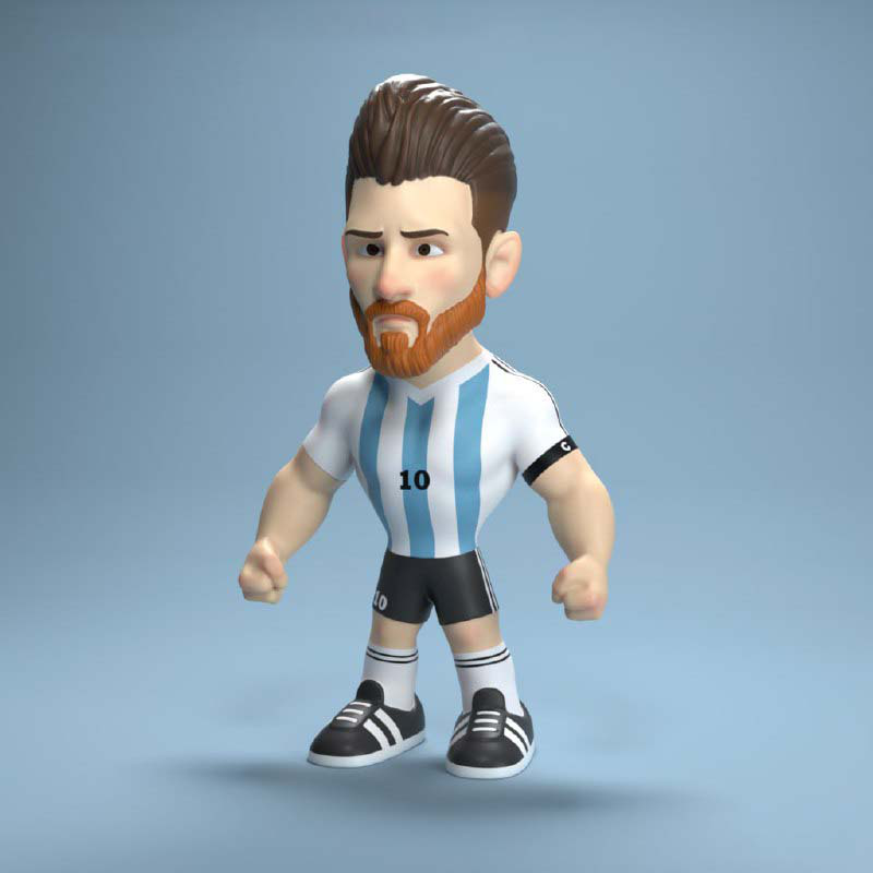 梅西 人偶3d打印模型