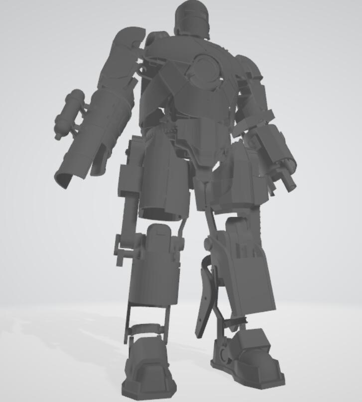 钢铁侠MK1盔甲全套3D打印模型