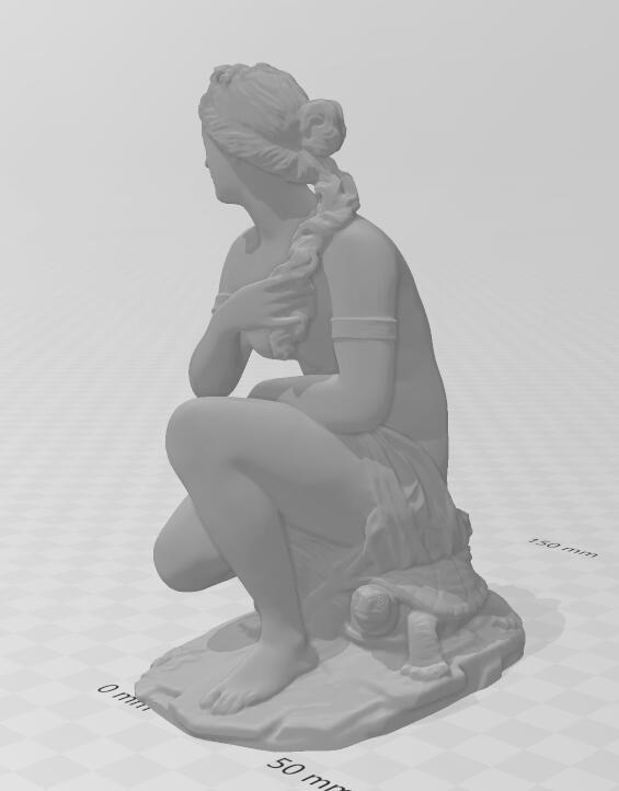维纳斯跪姿3D打印模型