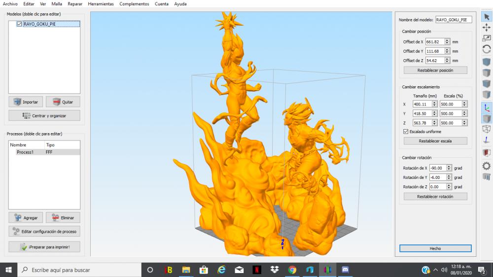 悟空VS贝吉塔3D打印模型