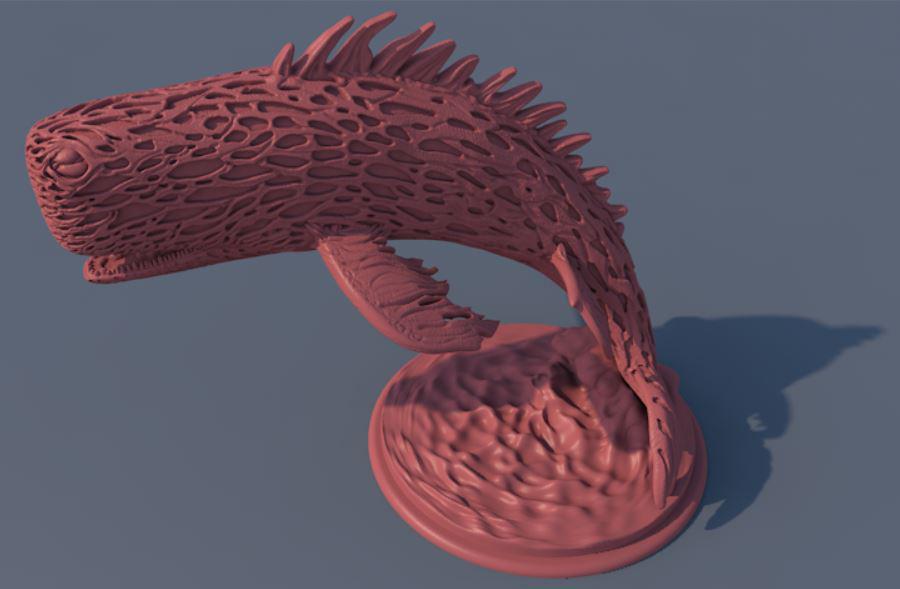 末日鲸3D打印模型